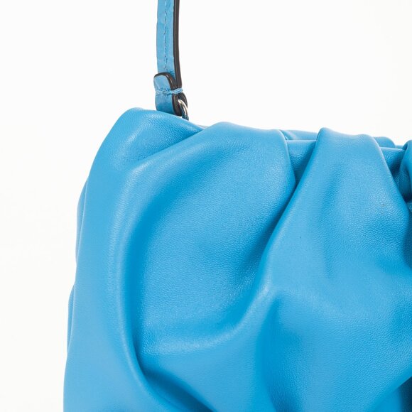 STAUD Bean Marine Ruched-Leather Convertible Mini Bag - Picture 7 of 10